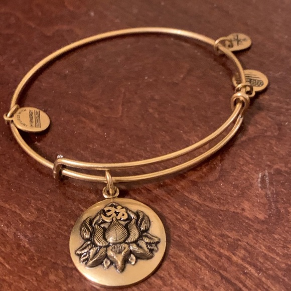 Alex and Ani Lotus Flower bracelet - Picture 2 of 2